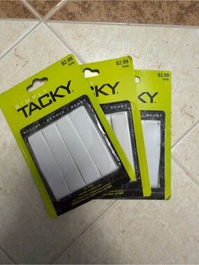 Simply Tacky Reusable Adhesive Tabs - White
